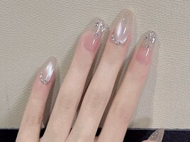 冬ネイル/水光ネイル