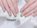 緑 春ネイル スプリングネイル