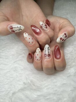 タムタムネイル 本厚木(Tam Tam Nail)/さくらんぼネイル