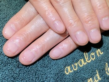 アヴァロンパーツアンドビューティー(avalon parts and beauty)/ハンドジェルネイル(クリア仕上)