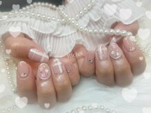 ネイルアンドまつげエクステ リッチエイト 原宿店(Rich8)/ちゅるんチェックネイル