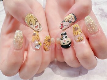ラルネイル 大宮(Lull. nail)/痛ネイル1本5500円!3Dパーツ追加