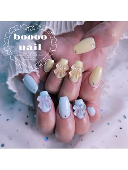ブーネイル(boooo nail)/リボンネイル
