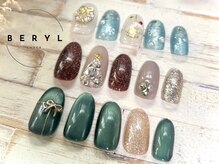 各コースにクリスマスデザインご用意しました♪