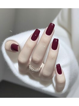 ビルドアップビューティー(Build Up Beauty)/バーガンディーネイル