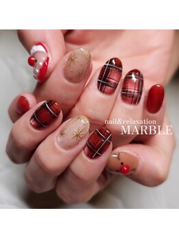 ネイルアンドリラクゼーション マーブル(MARBLE)/持ち込みネイル￥7,700