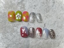 リリー(Lily)/くすみピンク/春/ハートホロ