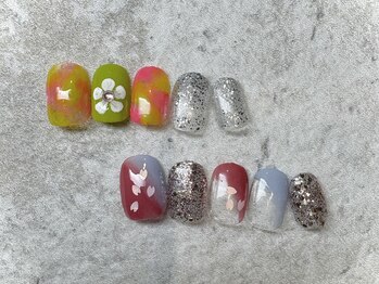 リリー(Lily)/くすみピンク/春/ハートホロ