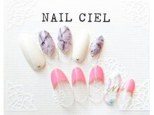 ネイル シエル(nail ciel)/[2]アート付定額コース◆￥5300