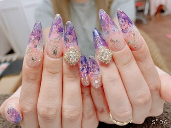 ネイルサロン ティプレシャス(T Precious)/キラキラたらしこみネイル☆