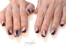 アヤネイルズ アンド アイラッシュ(AYA NAILZ.＆Eyelash)/ニュアンスフレンチ