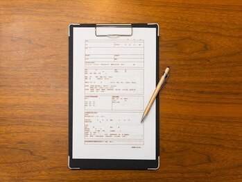 シュハリ(SHUHALI)/カルテの記入