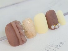 ネイルフロンティア 吉祥寺(NAIL FRONTIER)/マットでかニットネイル8980円～