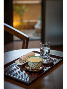 山野草/ご来店後はウェルカムドリンク