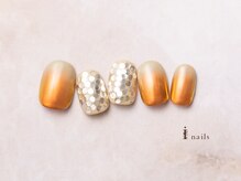 アイネイルズ 横浜EAST店(I-nails)/大人ホロメタリックネイル