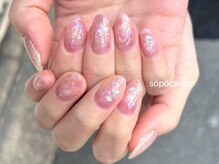 ソポカロン くずは店(sopoca lon)の雰囲気（パラジェル+¥600で扱ってます、お爪に優しくネイルライフ♪）