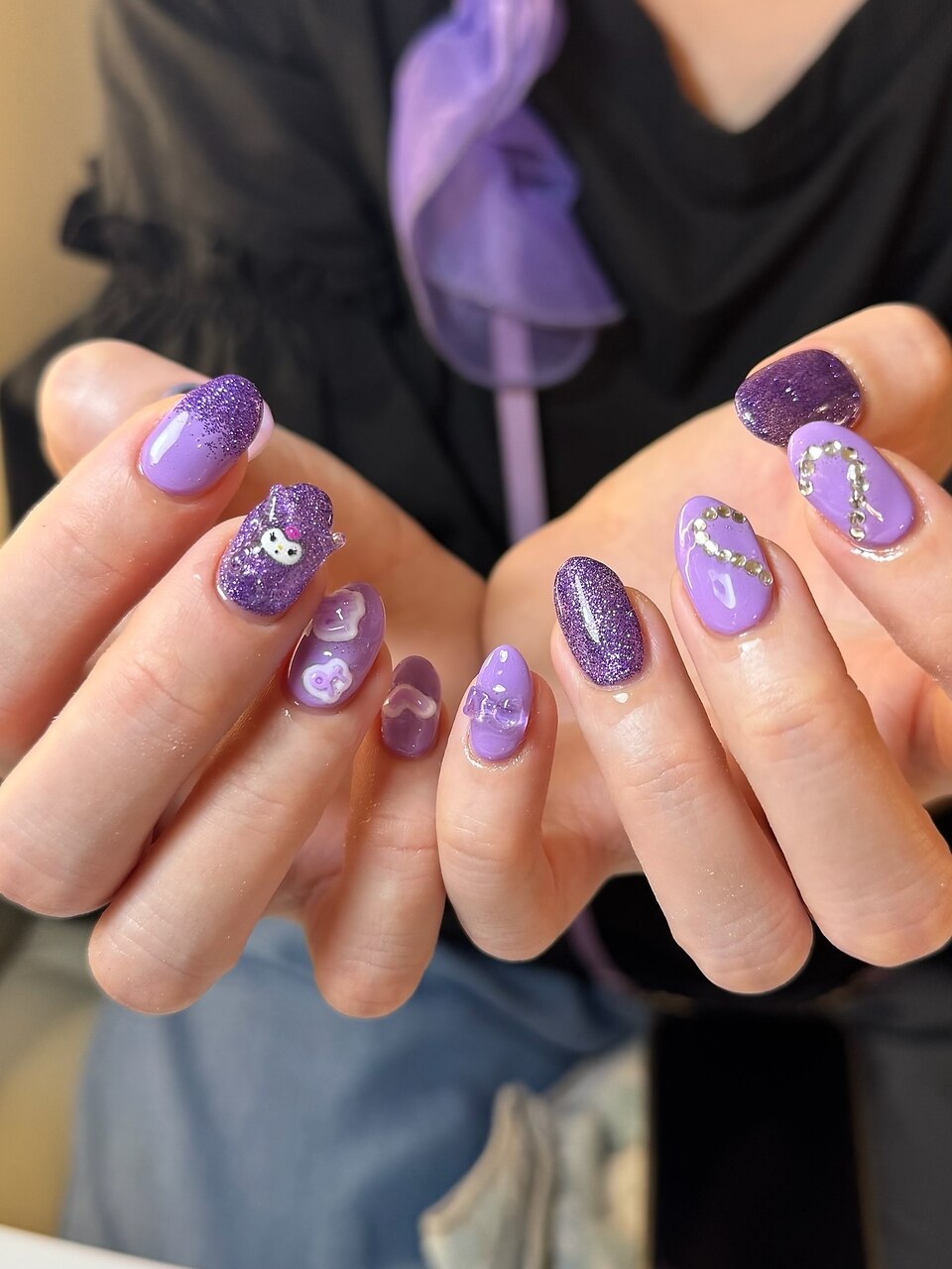 シェルパールオーロラ ネイルチップ ニュアンスちゅるん夏ネイルシェルno.80 シェルパールオーロラ ネイルチップ ニュアンスちゅるん夏ネイルシェル