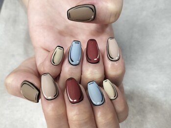 ハルズネイルラボ(HAL's Nail Lab)/10本コミックアート２