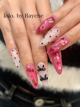 バレンタインハートnail