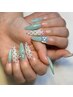 【HAND】長さだし*チップ◆デザインor持ち込み(アート2本)
