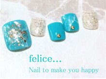 ネイルサロン フェリーチェ 東川口店(Felice)/【定額フットネイル】￥8500