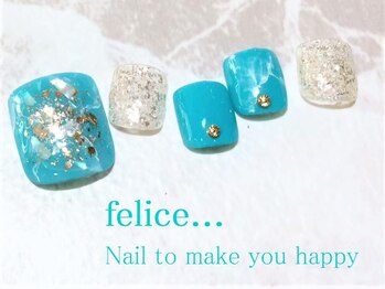 ネイルサロン フェリーチェ 東川口店(Felice)/【定額フットネイル】￥8500