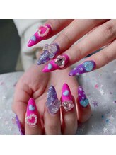 クイーンズビューティーサロン 新宿本店(Queen's beauty salon)/チップ長さだしやり放題