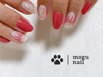 モグネイル(Mogunail)/9/10月定額A /リボンネイル