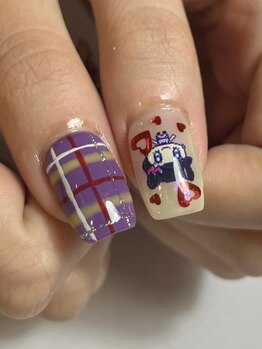 ウズ(UZU)/チェックネイル