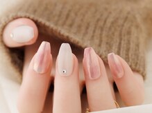 ヴァンネイル みなとみらい馬車道(VINGT NAIL)/オーロラニュアンスネイル