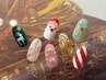 【11月限定】オフ無料・選べるクリスマスアートネイル¥6,600→¥5,940