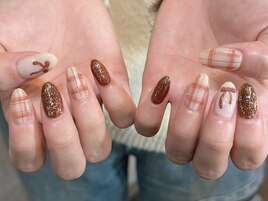 チェックネイル