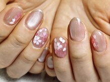 ユープラス(YU+)/桜ネイル