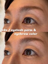 ヘアーウニール アイ(Hair Unir eye)/【40代前半】まつげと眉毛
