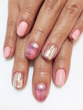 クリスタルネイル ボンベルタ橘店(CRYSTAL NAIL)/ミラーネイル