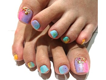 フット☆縦グラデーション