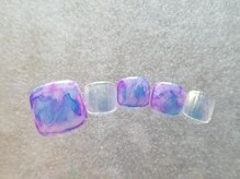 ネイルフロンティア 吉祥寺(NAIL FRONTIER)/水彩マーブルフット5480円～