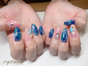 ネイルサロン クリスタルリーフ(Nailsalon Crystal Leaf)/夏ネイル