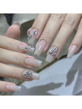 クイーンズビューティーサロン 新宿本店(Queen's beauty salon)/チップ長さ出しアート定額コース