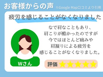 むげん整骨院鍼灸院 四条寺町/お客様からの声 2
