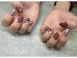 大人バレンタインネイル☆