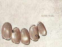 ルークネイル 恵比寿店(LUKE NAIL)/ミルクマグビジューネイル