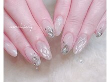 モチミィ(mochimy.)/キルティング×ラメグラストーン