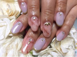 大理石×スキニーフレンチ