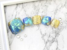 ネイルサロンフォーユー(for u)/オーロラ×ラメ♪￥７５００