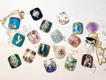 ジーニー(Genie)/Foot.. 親指アート&ワンカラー