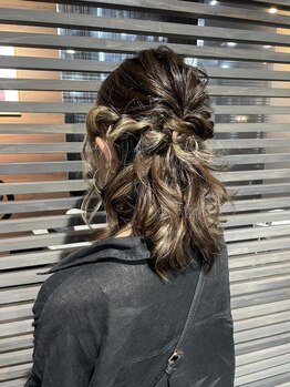 ユアーズ 四街道店(YOURS)/ハーフアップお呼ばれ