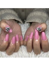 グロウネイル(Glow.Nail)/ピンクマットネイル