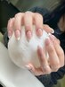 [HAND] カラーフレンチ(ベースカラー付)¥5900 「オフ込み/ケア込み」