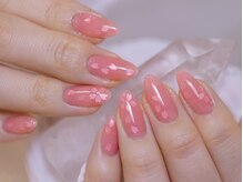 幻之花ネイル/桜ネイル　奥行きネイル